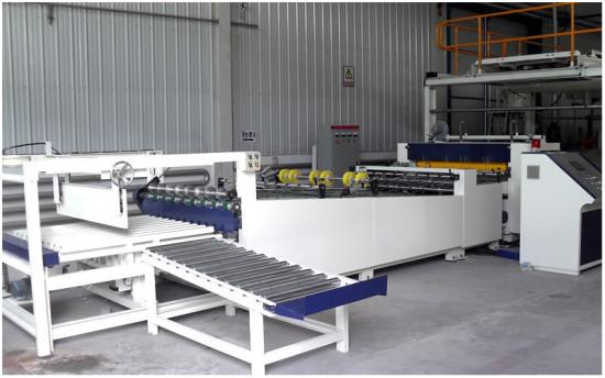 2 layers corrugated cardboard production line